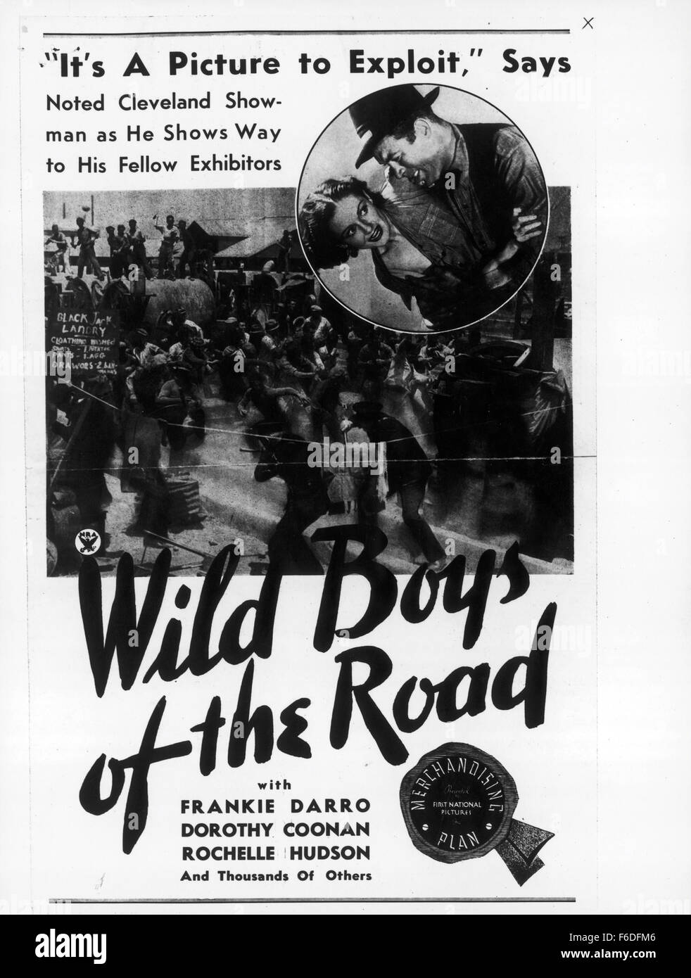 Data di rilascio: ottobre 7, 1933. Il titolo del filmato: Wild Boys della  strada. STUDIO: prime foto nazionali. Trama: In fondo alla depressione, Tom  la madre è stata al di fuori del