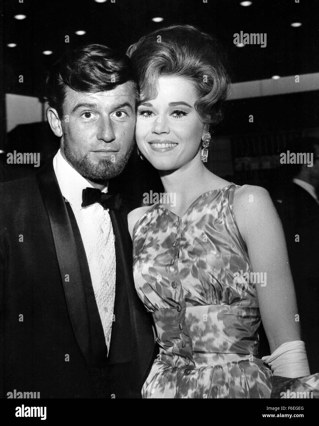Mar 06, 1964; Hollywood, CA, Stati Uniti d'America; Jane Fonda e RODDY McDOWELL - attori americani. Data: 06.03.1964 . Foto Stock