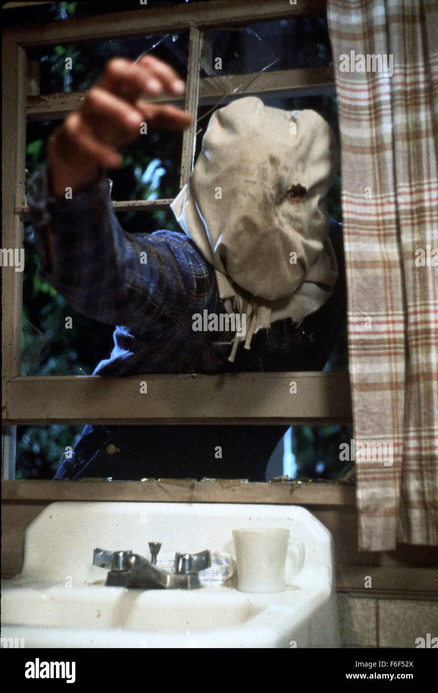 Data di rilascio: Maggio 1, 1981 il titolo del filmato: venerdì il tredicesimo Parte 2 STUDIO: Paramount Pictures Regista: Steve Miner trama: la sig.ra Voorhees è morto e Camp Crystal Lake è arrestato, ma un campo accanto al posto imfamous è sgambate da parte di un aggressore sconosciuto. È la sig.ra Voorhee figlio di Jason che non annegare nel lago a circa trenta anni prima nella foto: una scena da film (credito Immagine: c Paramount Pictures/Entertainment Immagini) Foto Stock