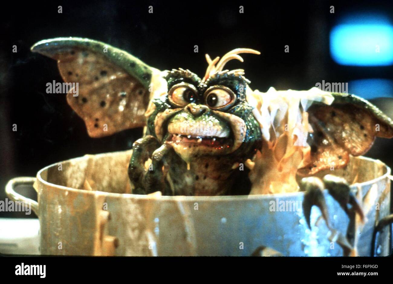 Feb 26, 1984; Hollywood, CA, Stati Uniti d'America; scena da commedia, fantasia, horror, film d'azione ''Gremlins" diretto da Joe Dante. Foto Stock