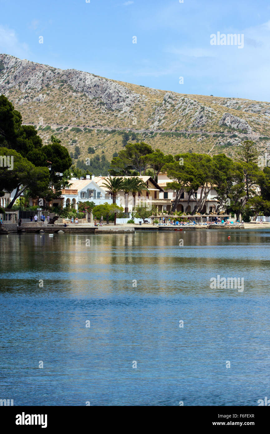 Vista su Port de Pollença Foto Stock