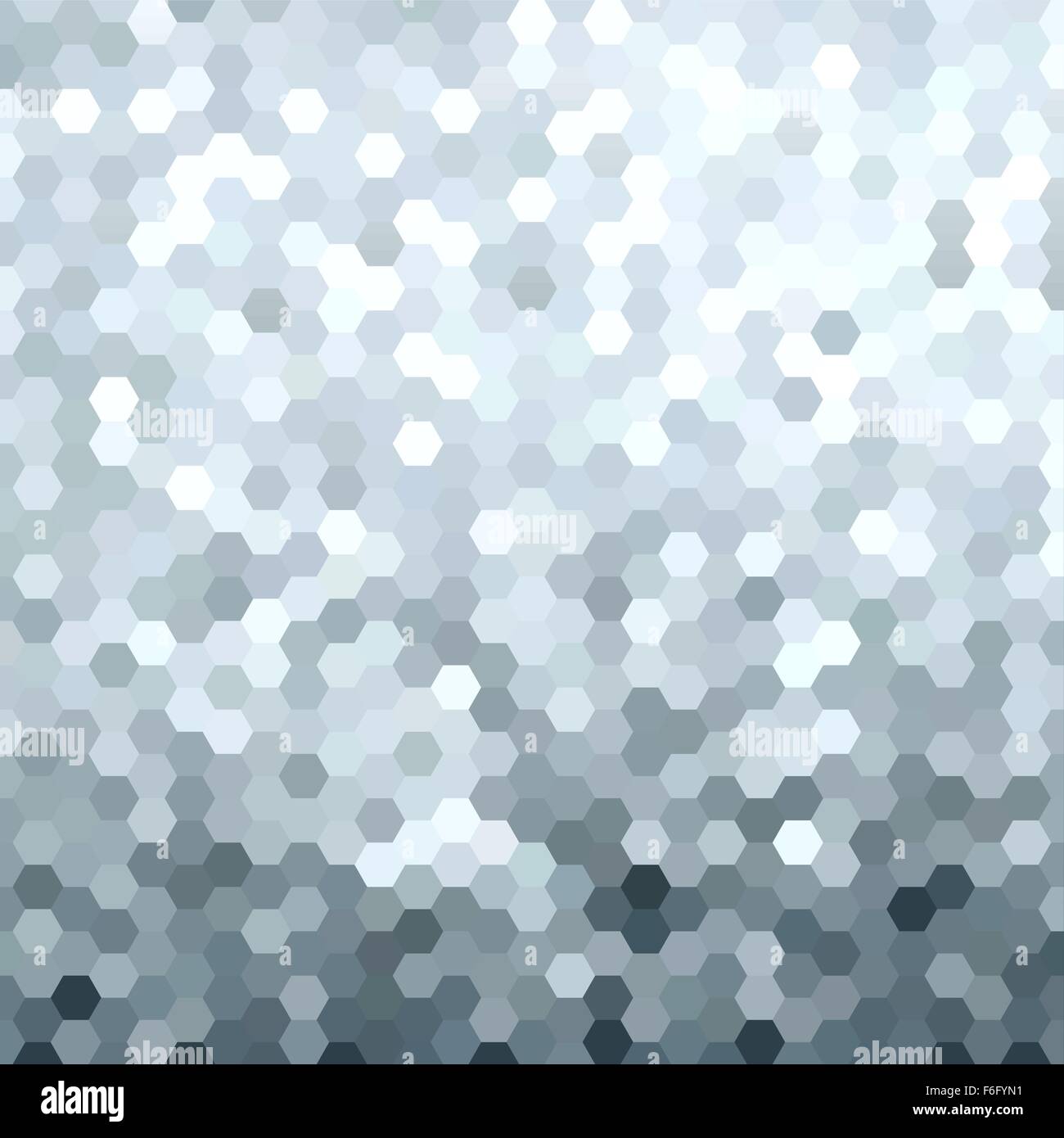 Fancy color argento metallizzato griglia a nido d'ape la geometria dello sfondo. Ideale per il web sfondo, stampa, o biglietto di auguri. EPS10 vettore. Illustrazione Vettoriale