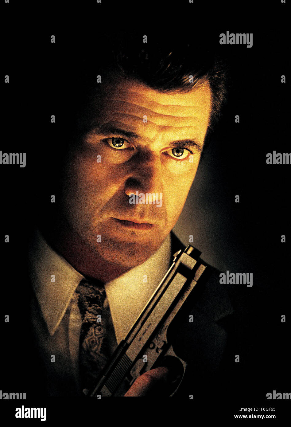 Data di rilascio: 5 febbraio 1999. Il titolo del filmato: Payback STUDIO: Paramount Pictures. Trama: Porter è girato da sua moglie e il migliore amico e lasciato a morire. Quando egli sopravvive ha tenute vendetta. Nella foto: Mel Gibson come Porter. Foto Stock