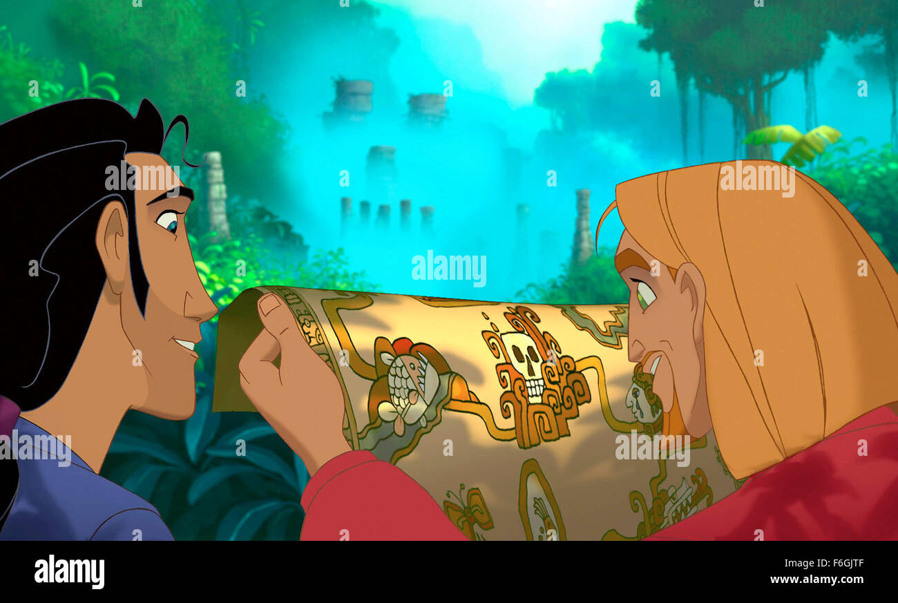 Mar 31, 2000; Hollywood, CA, Stati Uniti d'America; scena dal 2000 film animato "La strada per El Dorado". Foto Stock