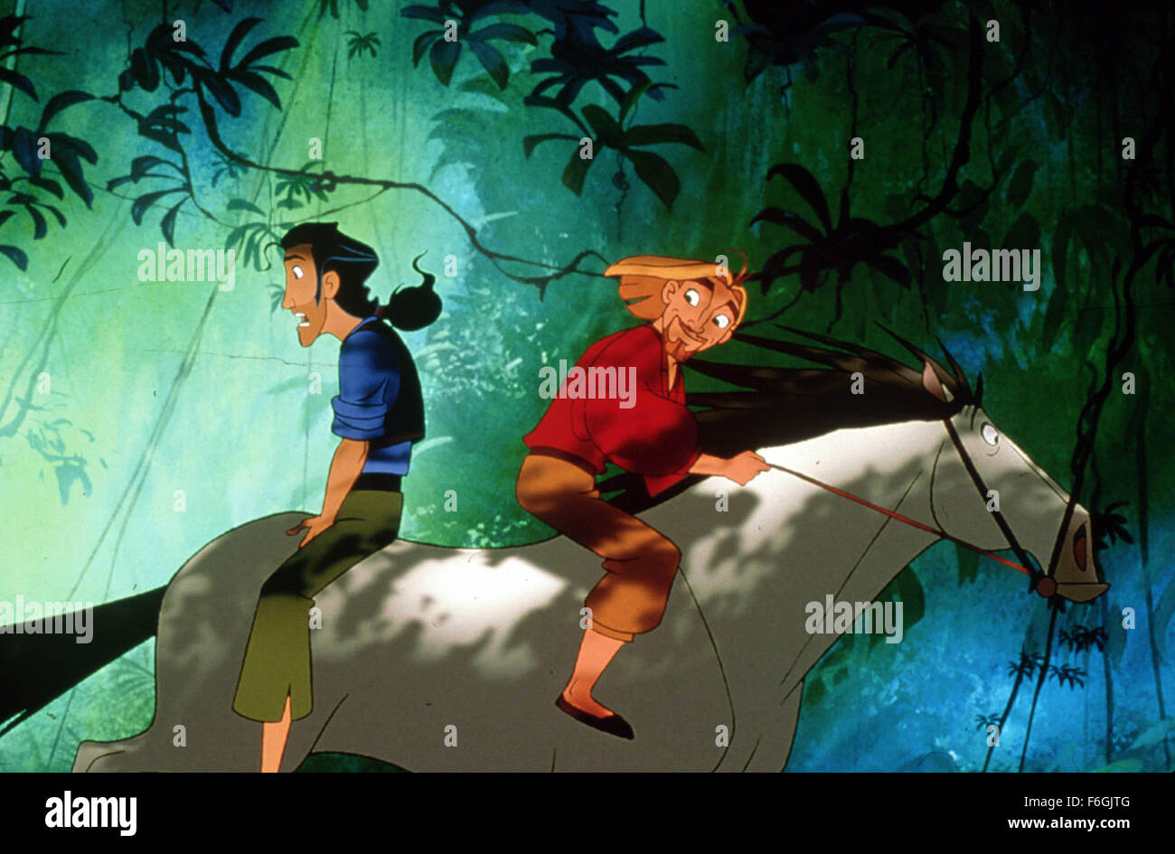 Mar 31, 2000; Hollywood, CA, Stati Uniti d'America; scena dal 2000 film animato "La strada per El Dorado". Foto Stock