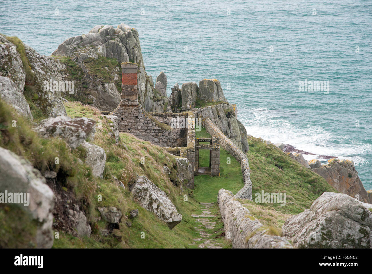 Lundy Island nel canale di Bristol Foto Stock