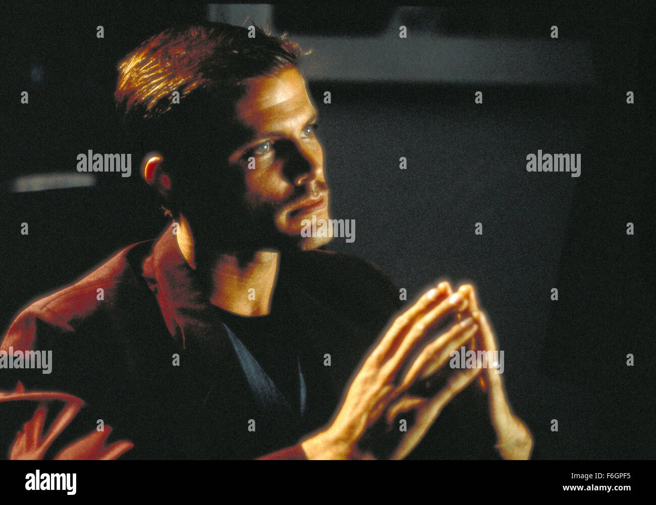 Jan 16, 2001; Los Angeles, CA, Stati Uniti d'America; attore Casper Van Dien stelle come Bart Parker in Unified organizzazione di film horror, 'Python.". Foto Stock