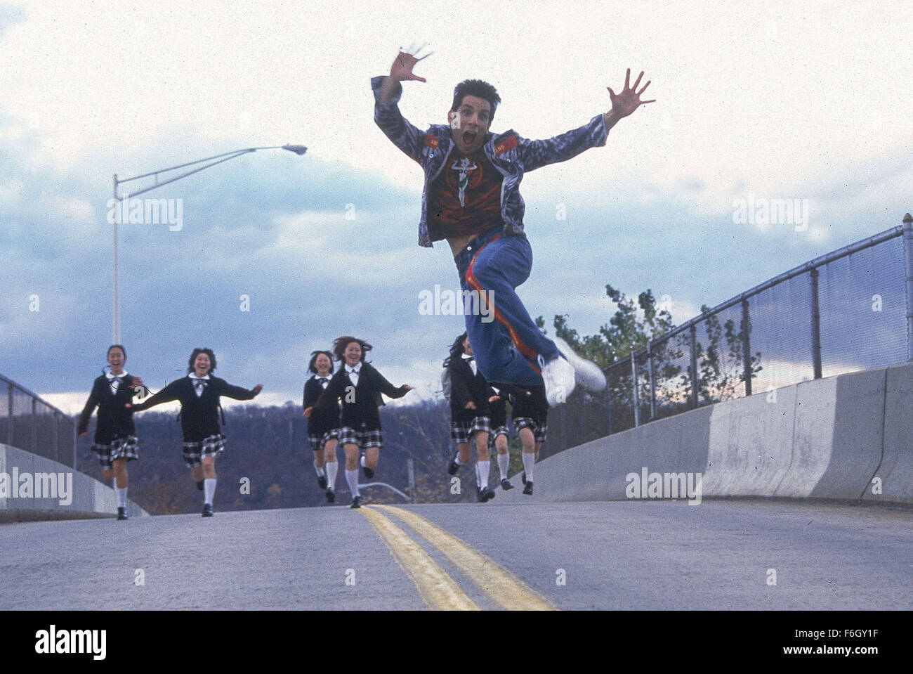 Settembre 28, 2001; New York, NY, STATI UNITI D'AMERICA; attore Ben Stiller come Derek Zoolander in "Zoolander". Foto Stock