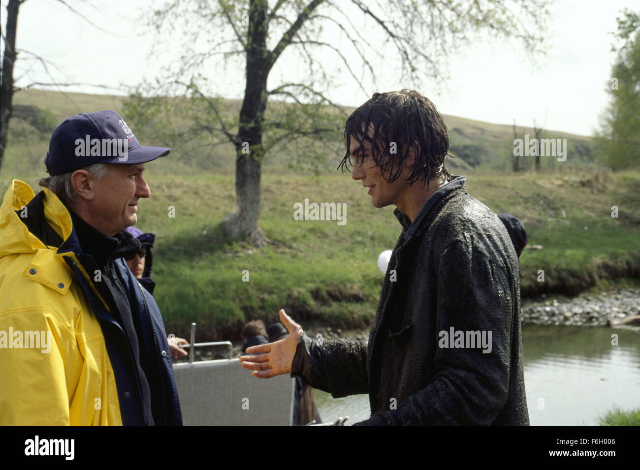30 nov. 2001; Brooks, Alberta , Canada; Direttore Steve MINER sul set di "Texas Rangers.". Foto Stock