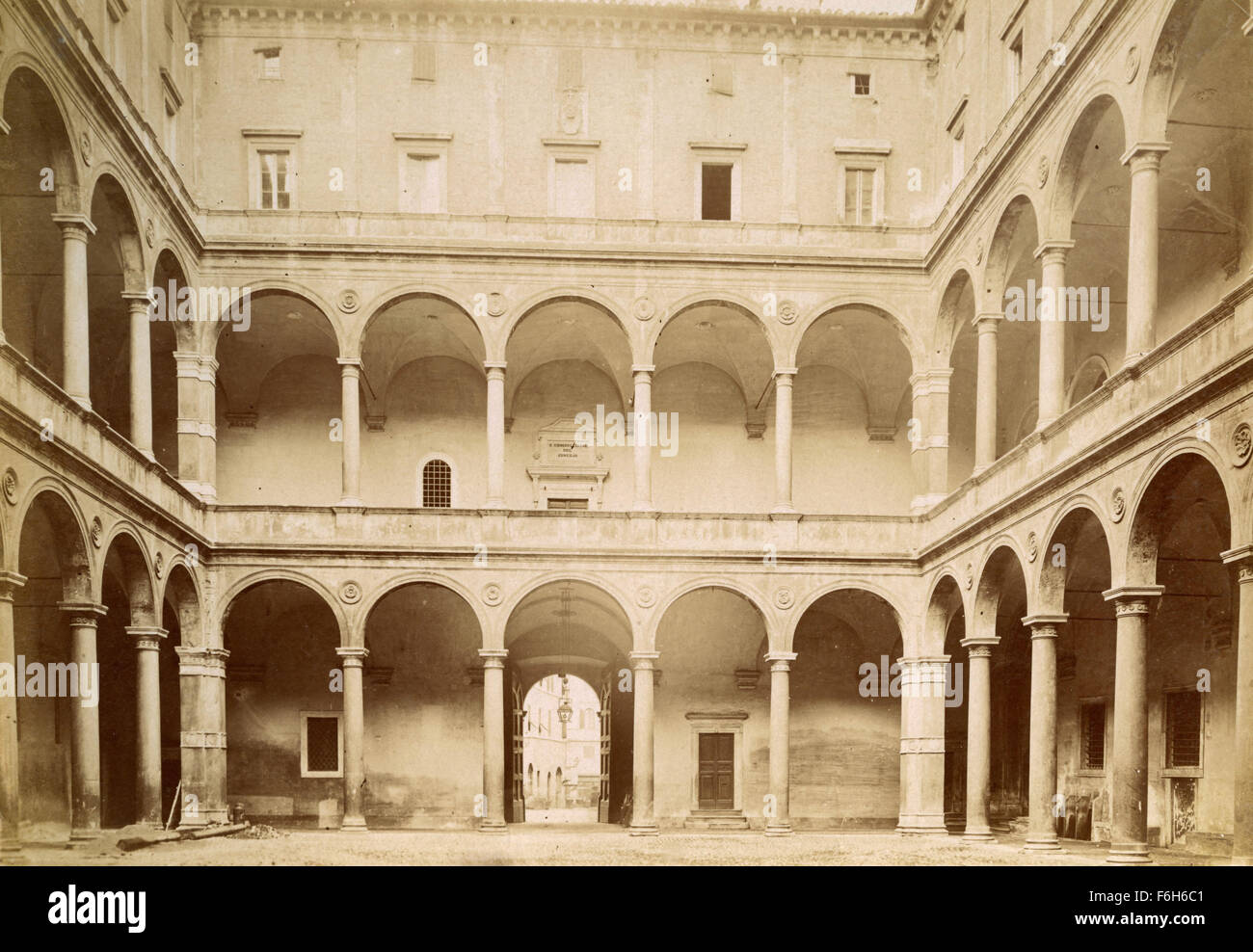 All'interno della cancelleria Palace, Roma, Italia Foto Stock