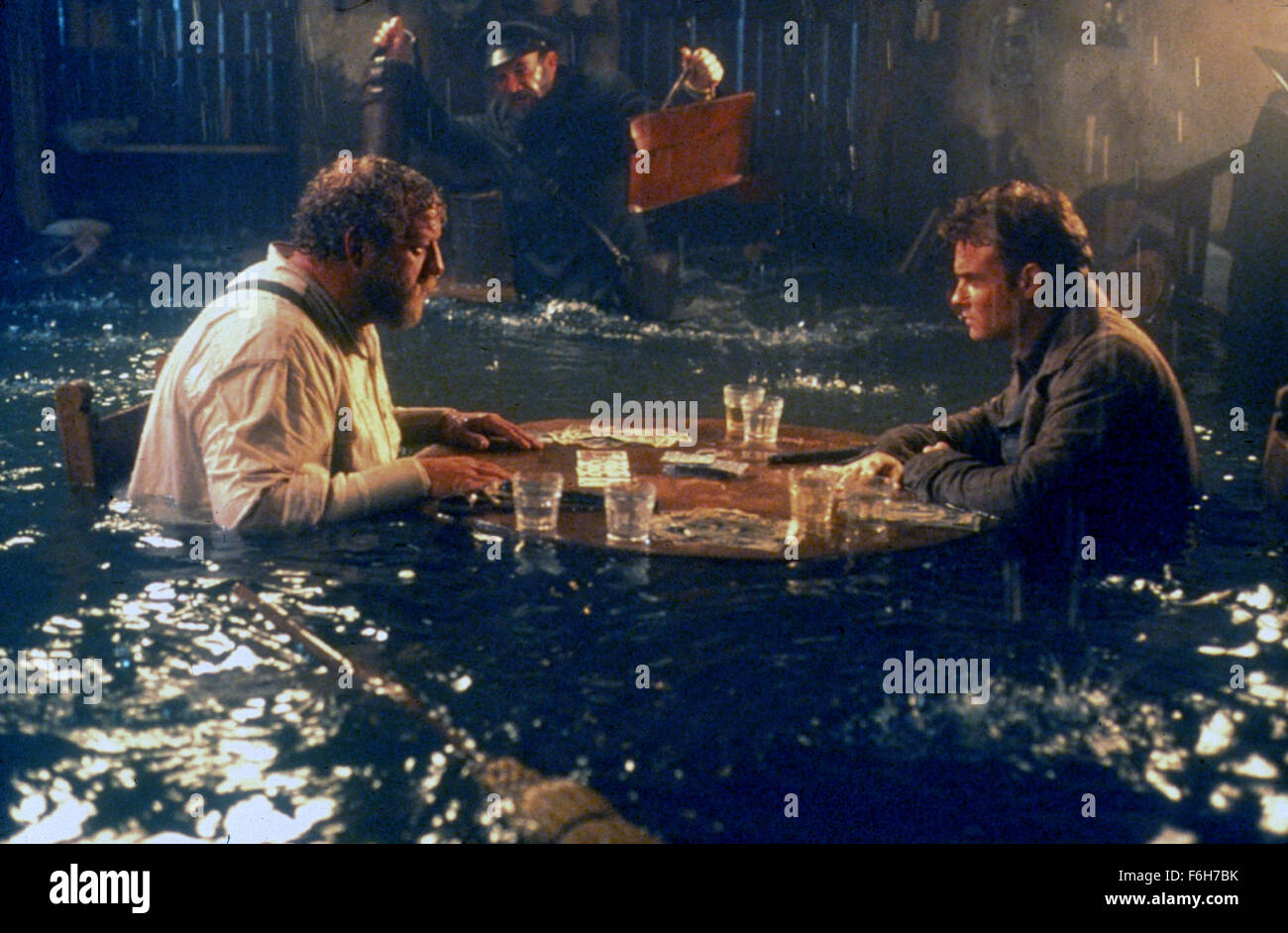Mar 16, 2002; Hollywood, CA, Stati Uniti d'America; DAVID WARD (sinistra) e Robin DUNNE come giovane Samuele Clemens nel dramma ''sgrossatura esso'' diretto da Charles Martin Smith. Foto Stock