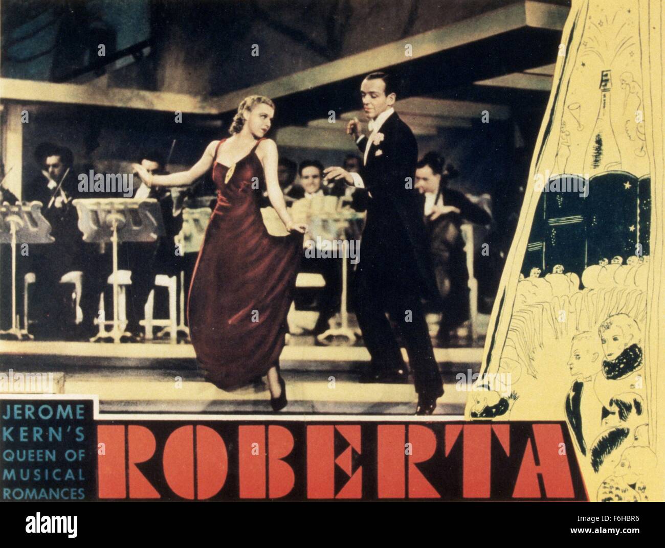 1935, il titolo del film: Roberta, Direttore: WILLIAM SEITER, Studio: RKO, nella foto: Fred Astaire, dancing, Ginger Rogers. (Credito Immagine: SNAP) Foto Stock