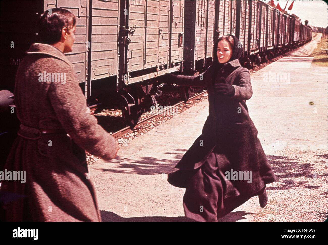 1965, il titolo del film: Dottor Zhivago, Direttore: David LEAN, Studio: MGM, nella foto: 1965, GERALDINE CHAPLIN, David Lean. (Credito Immagine: SNAP) Foto Stock