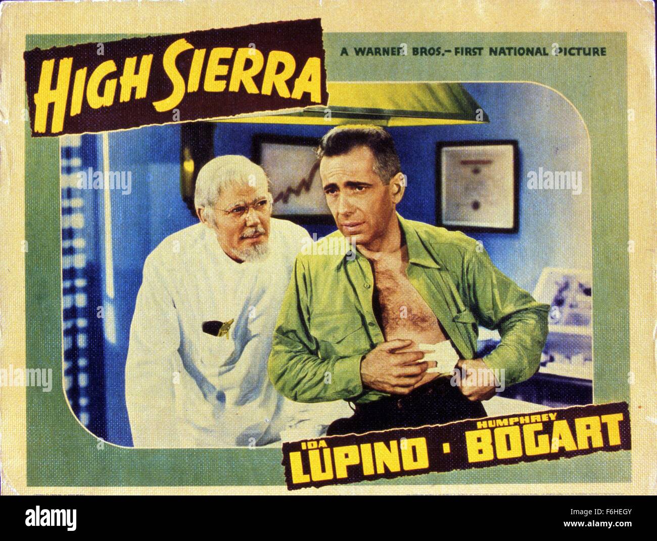 1941, il titolo del film: HIGH SIERRA, Direttore: RAOUL WALSH, Studio: WARNER, nella foto: Humphrey Bogart, HENRY HULL. (Credito Immagine: SNAP) Foto Stock