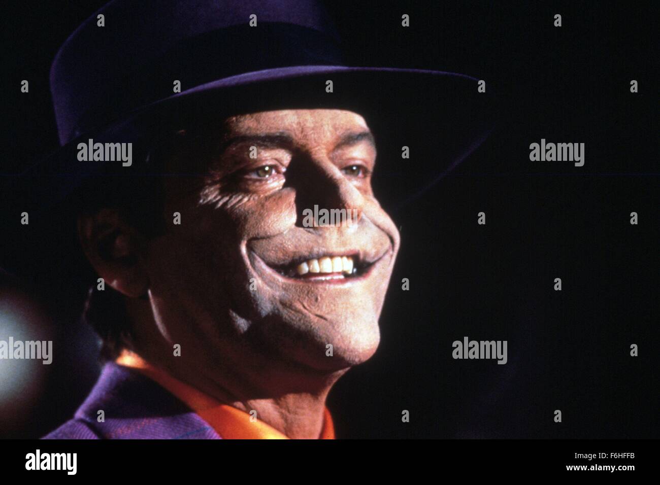 1989, il titolo del film: Batman, Direttore: Tim Burton, nella foto: Tim Burton, Carattere jolly: BATMAN IL NEMICO. (Credito Immagine: SNAP) Foto Stock