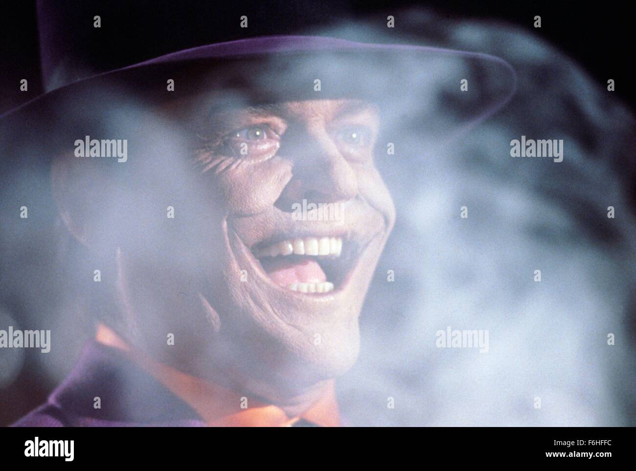 1989, il titolo del film: Batman, Direttore: Tim Burton, nella foto: Tim Burton, Carattere jolly: BATMAN IL NEMICO. (Credito Immagine: SNAP) Foto Stock