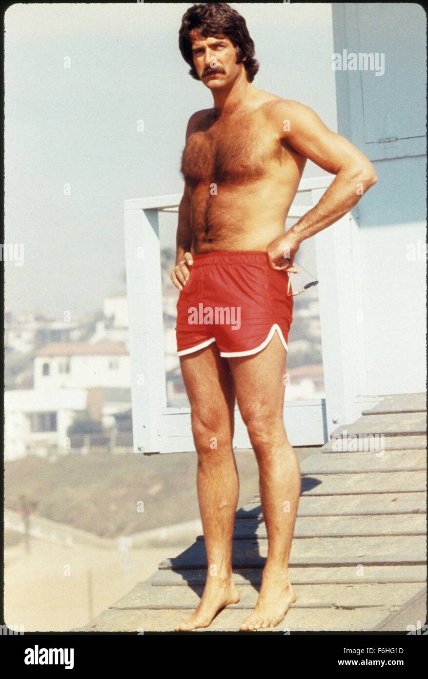 1976, il titolo del film: bagnino, Direttore: DANIEL PETRIE, nella foto: BEEFCAKE, Sam Elliott. (Credito Immagine: SNAP) Foto Stock