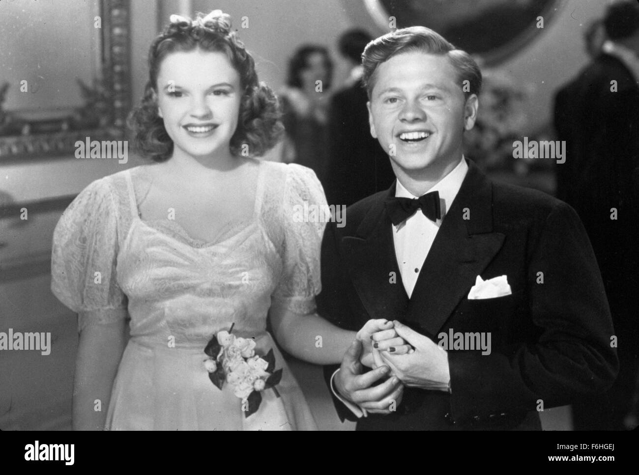 1940, il titolo del film: ANDY HARDY incontra esordiente, Direttore: GEORGE B SEITZ, Studio: MGM, nella foto: Judy Garland, Mickey Rooney. (Credito Immagine: SNAP) Foto Stock