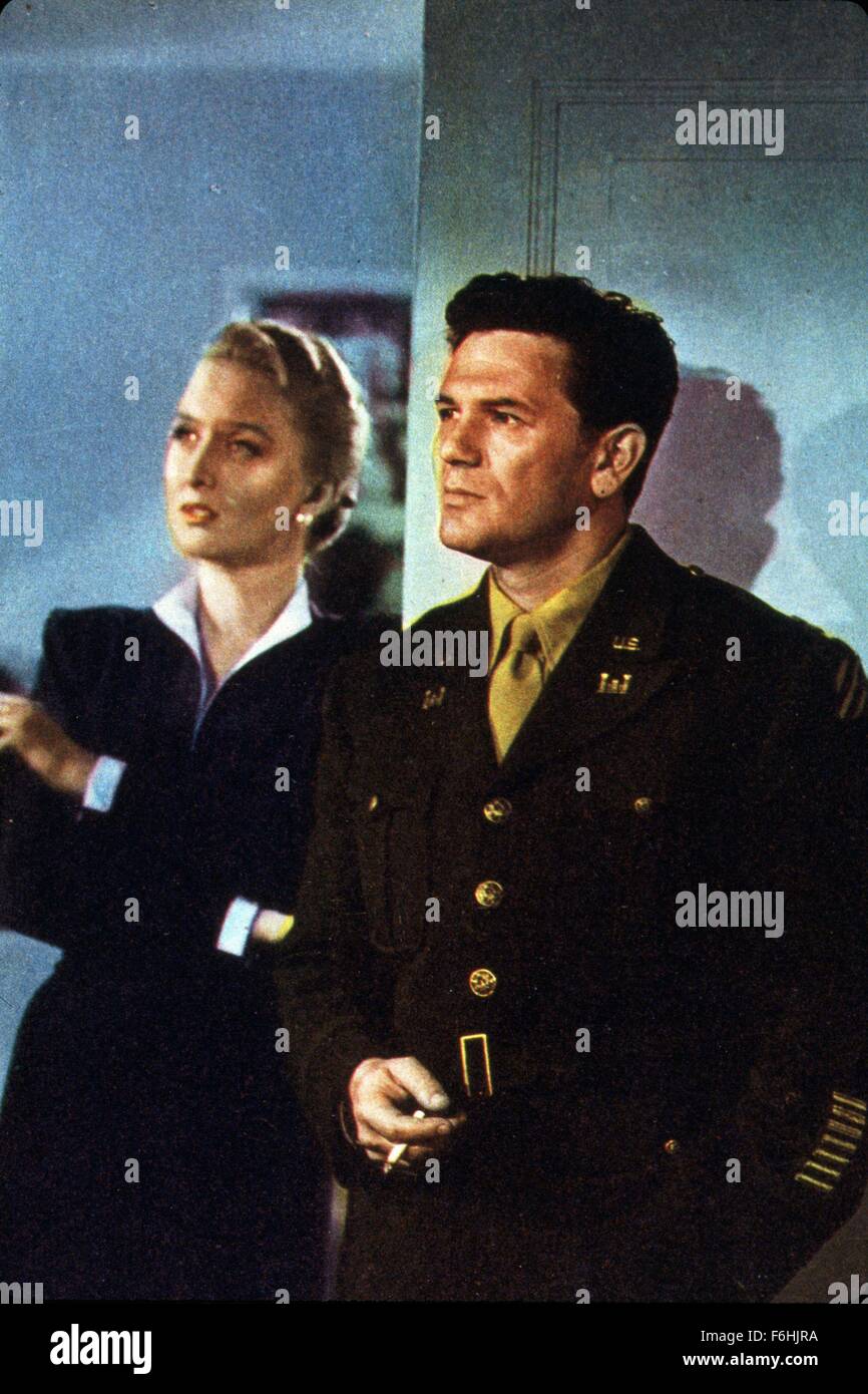 1947, il titolo del film: gentleman's agreement, direttore: Elia Kazan, Studio: volpe, nella foto: John Garfield, Celeste Holm. (Credito Immagine: SNAP) Foto Stock