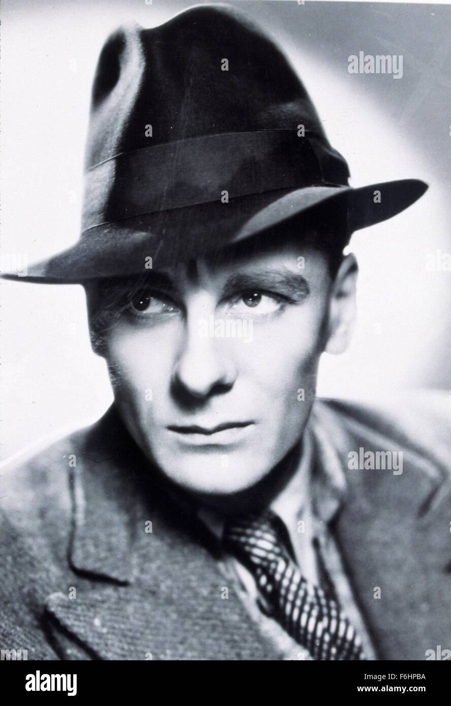 1936, il titolo del film: agente segreto, Direttore: Alfred Hitchcock, Studio: GAUMONT UK, nella foto: John Gielgud. (Credito Immagine: SNAP) Foto Stock