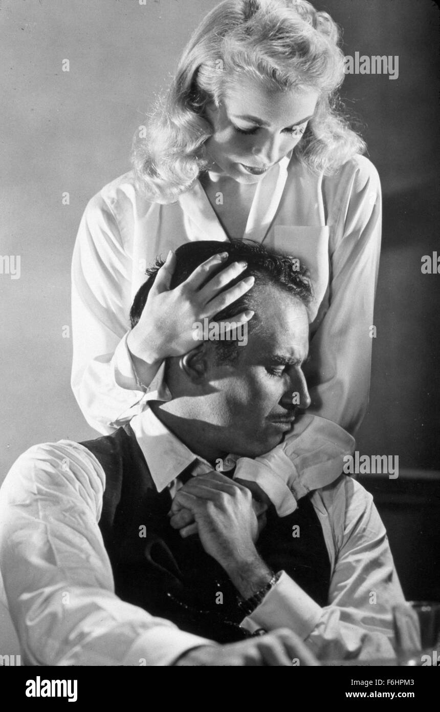 1958, il titolo del film: toccare DEL MALE, Direttore: Orson Welles, nella foto: Charlton Heston, Janet Leigh, ROMANCE. (Credito Immagine: SNAP) Foto Stock