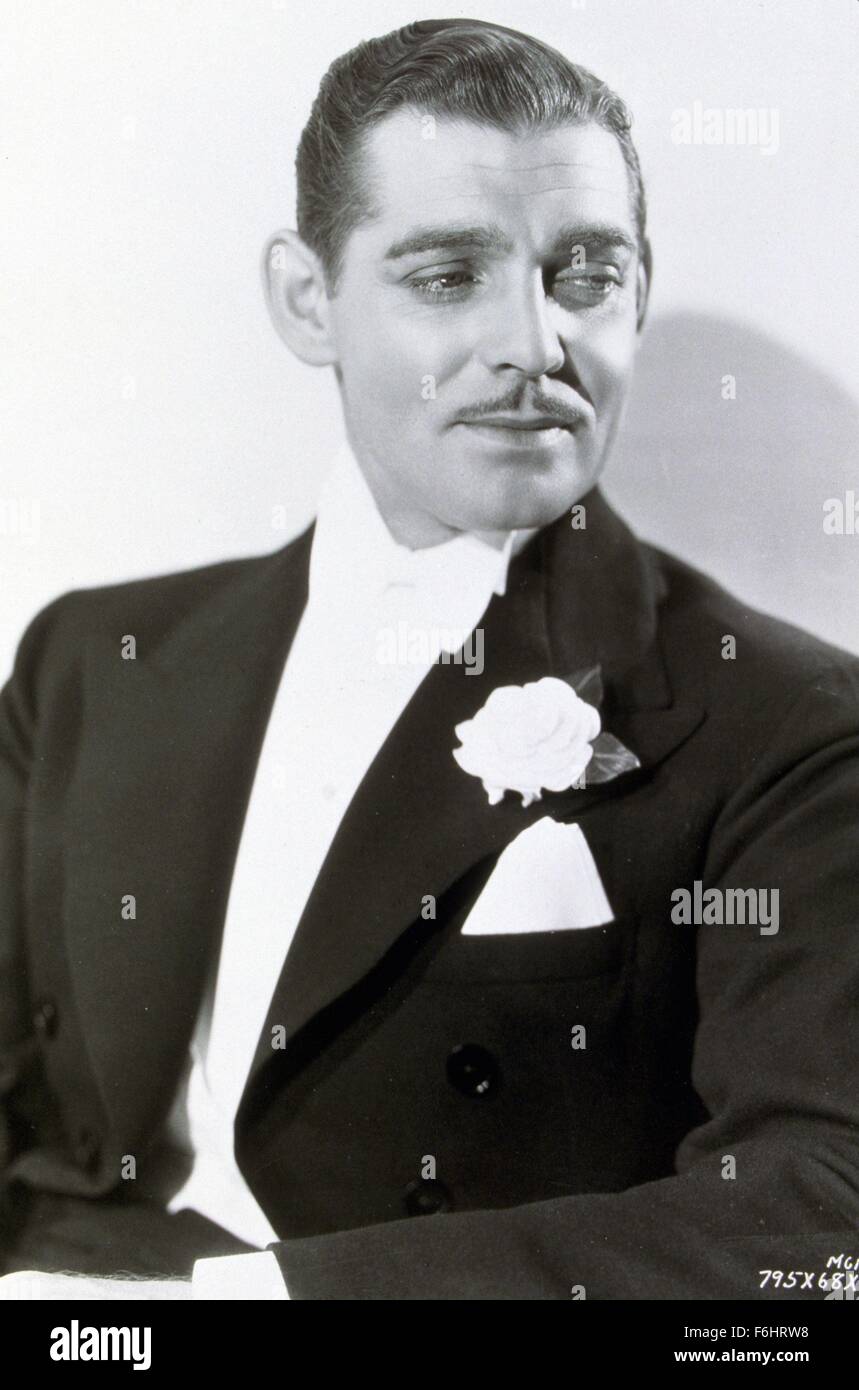 1934, il titolo del film: rinunciare a tutti gli altri, Direttore: W S Van Dyke, Studio: MGM, nella foto: Clark Gable. (Credito Immagine: SNAP) Foto Stock