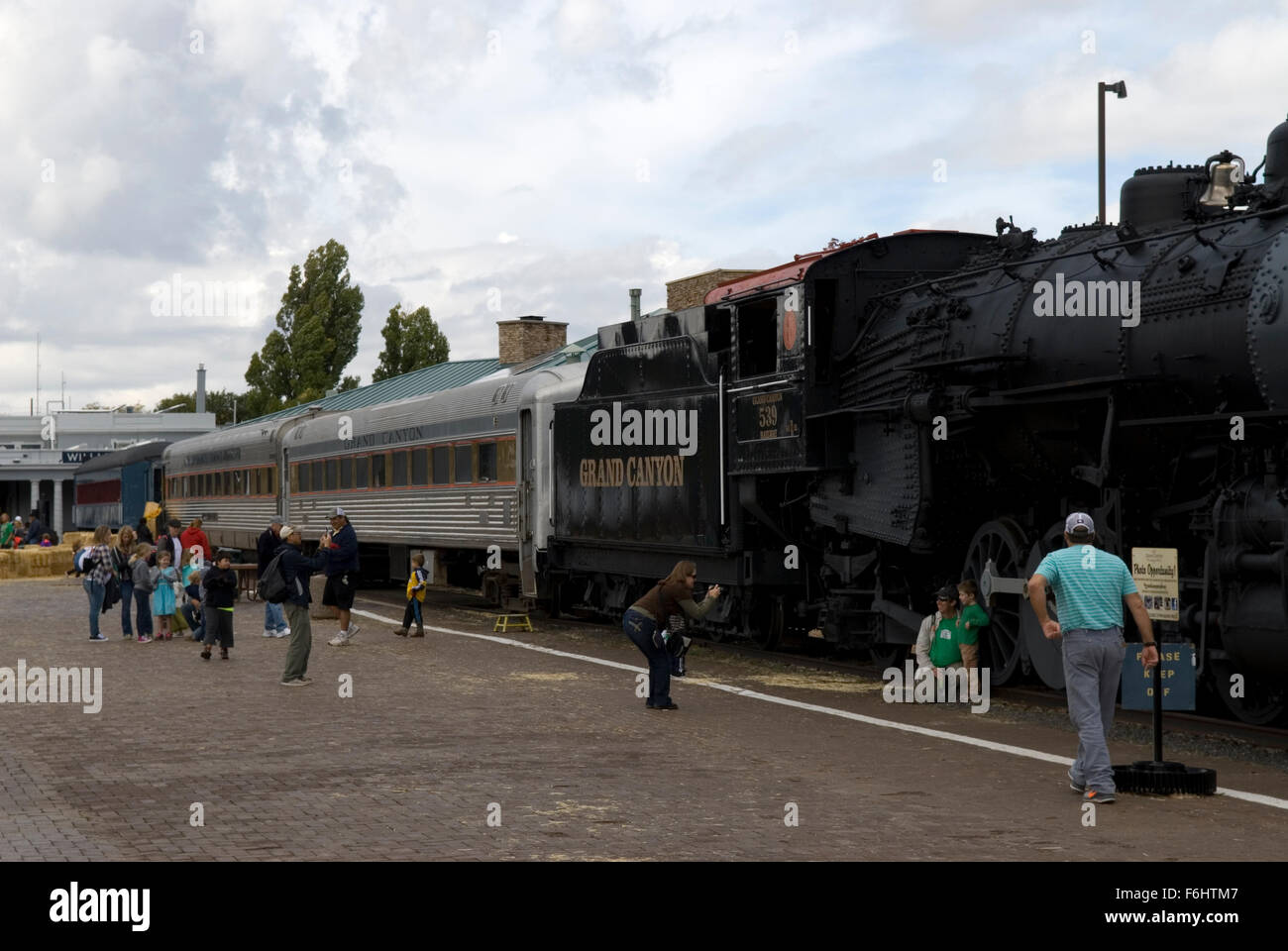 Pumpkin Patch Train Williams Arizona Foto Stock