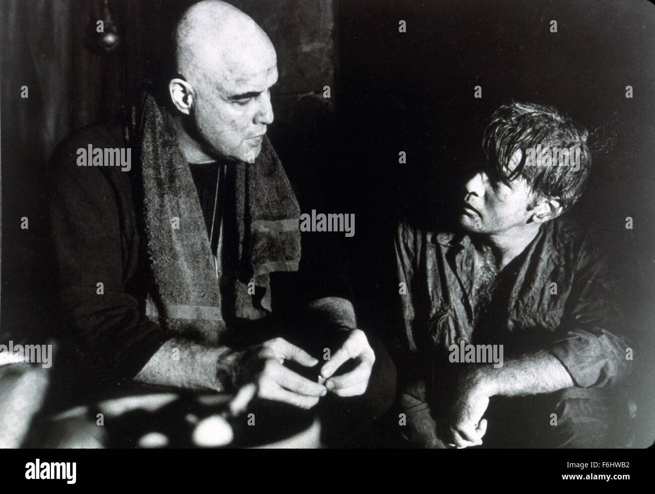 1979, il titolo del film: Apocalypse Now, Direttore: francis ford coppola, Studio: UA, nella foto: Marlon Brando, Francis Ford Coppola. (Credito Immagine: SNAP) Foto Stock