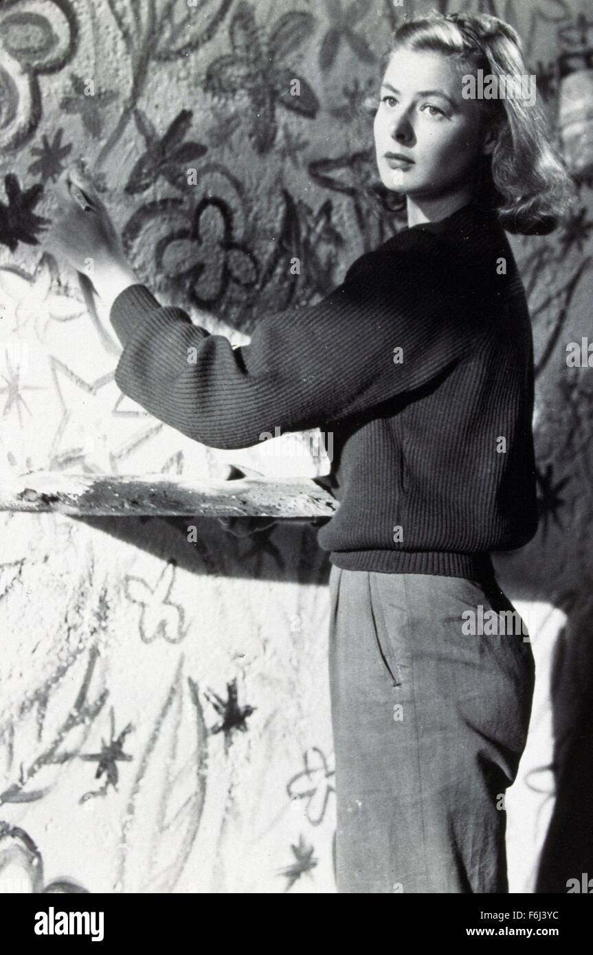 1950, il titolo del film: Stromboli, Direttore: Roberto Rossellini, nella foto: INGRID BERGMAN. (Credito Immagine: SNAP) Foto Stock