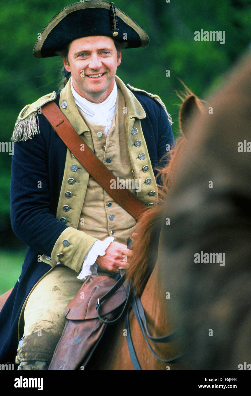 Dic 08, 2003; Hollywood, CA, Stati Uniti d'America; AIDAN QUINN Benedict Arnold nel dramma ''Benedict Arnold: una questione d'onore'' diretto da Mikael Salomon. Foto Stock