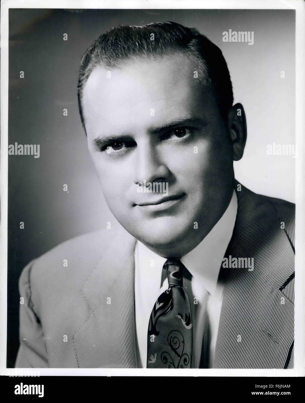 1958 - Thomas Poirier, assistente del presidente Chrysler Division, Chrysler Corporation. © Keystone Pictures USA/ZUMAPRESS.com/Alamy Live News Foto Stock