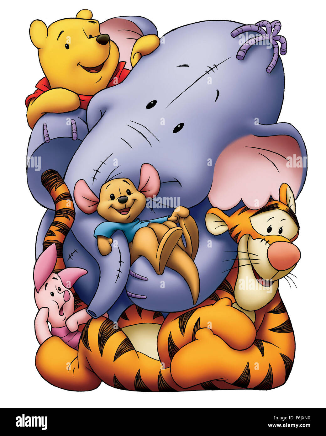 Data di rilascio: febbraio 11, 2005 il titolo del filmato: Pooh's Heffalump Movie Studio: Walt Disney Pictures Trama: un heffalump è sentito trumpeting in centinaia di acri di bosco. Winnie the Pooh, Tigger e Piglet sono spaventato e rush al coniglio casa per consulenza. Roo si unisce a loro e tutti concordano che Heffalumps sono nelle vicinanze dopo aver trovato un grosso ingombro. Essi decidono di intraprendere una spedizione per catturare il Heffalump. Roo non è consentito di venire lungo perché egli è troppo poco. Diretto da Frank Nissen. Nella foto: personaggi del film. (Credito Immagine: c Walt Disney Pictures Entertainment/foto/ZU Foto Stock