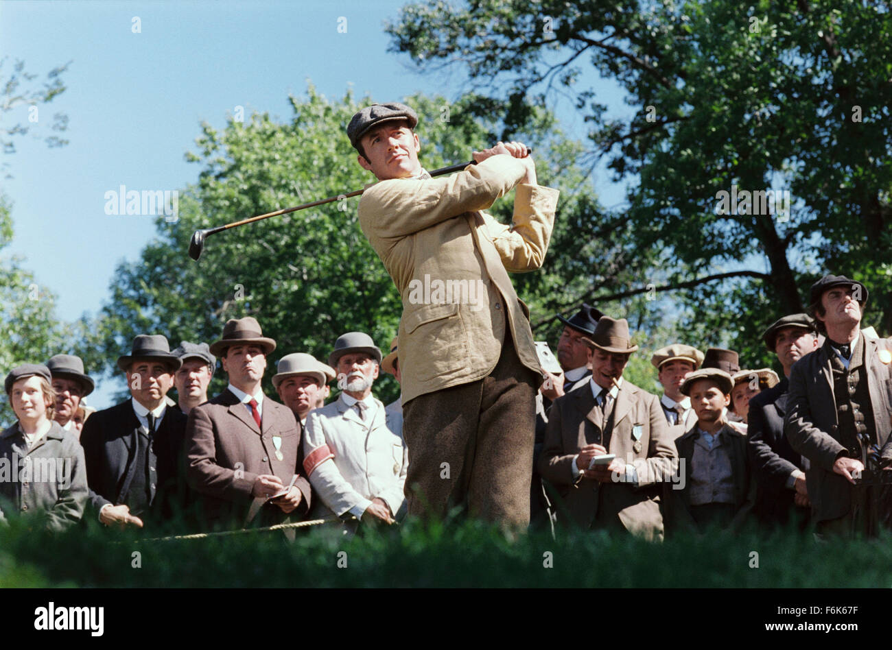 Data di rilascio: Settembre 30, 2005. Il titolo del filmato: Il grande gioco mai giocato. STUDIO: Fairway film. Trama: un campo da golf per il dramma basato sulla storia vera del 1913 US Open, dove il 20-anno-vecchio Francis Ouimet sconfitto il suo idolo, 1900 US Open Champion, inglese Harry Vardon. Nella foto: STEPHEN DILLANE stelle come Harry Vardon. Foto Stock