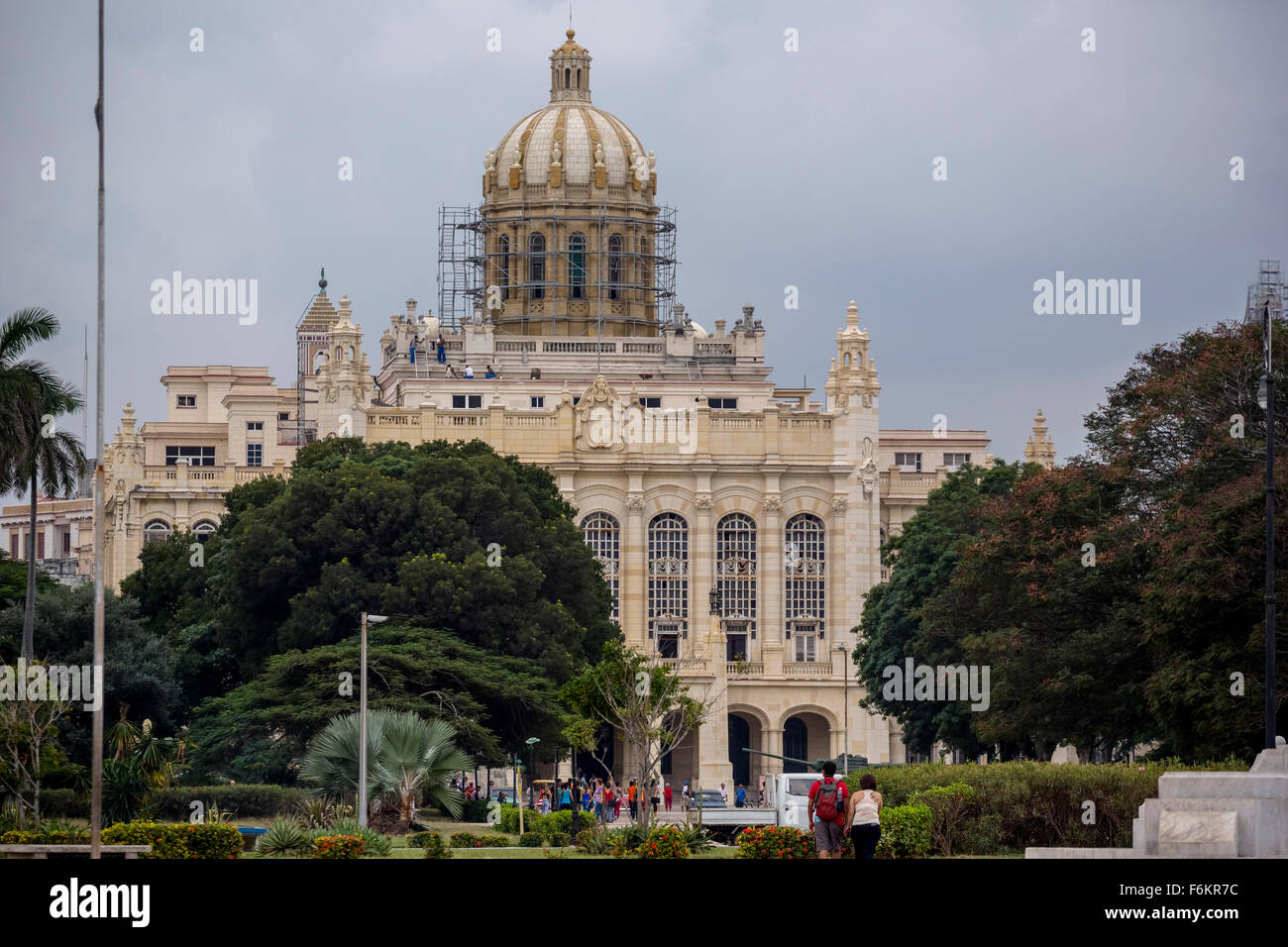 Capitale Nazionale di La Habana, scene di strada, La Habana, Cuba, Caraibi, America del Nord, l'Avana Foto Stock