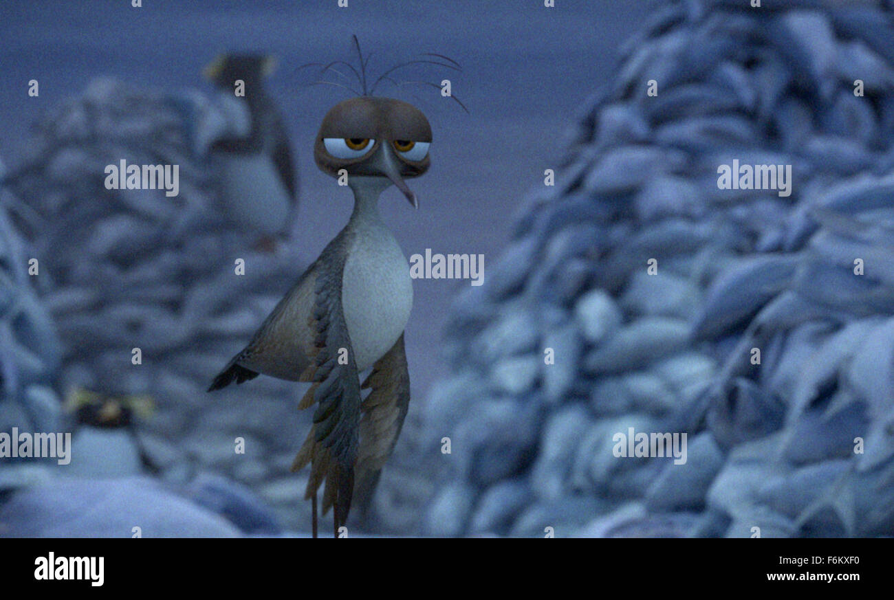 Data di rilascio: giugno 8, 2007. STUDIO: Sony Pictures Animation. Trama: un dietro le quinte al pinguino annuale mondiale campionato di surf e la sua più recente partecipante, up-e-comer Cody Maverick. Nella foto: Mikey (espresso da Mario cantone). Foto Stock