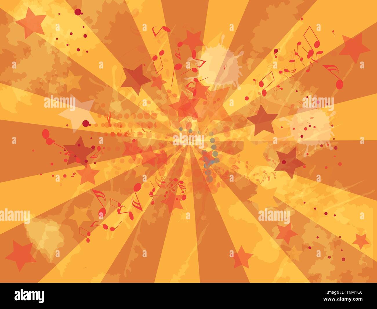 Grunge alla musica di sottofondo. Abstract illustrazione vettoriale Illustrazione Vettoriale