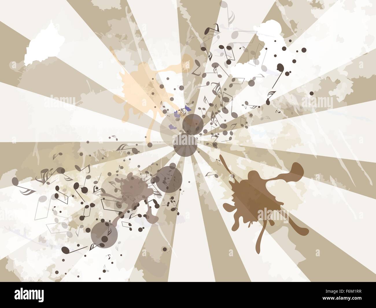 Grunge alla musica di sottofondo. Abstract illustrazione vettoriale Illustrazione Vettoriale