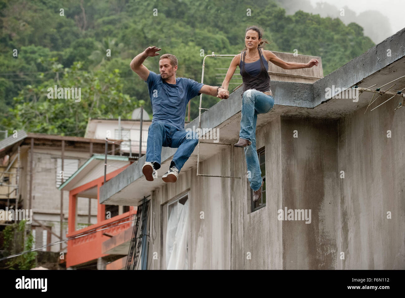 Fast & Furious 5 - Jordana Brewster e Paul Walker.."Fast & Furious 5 Film - 2011. Foto Stock