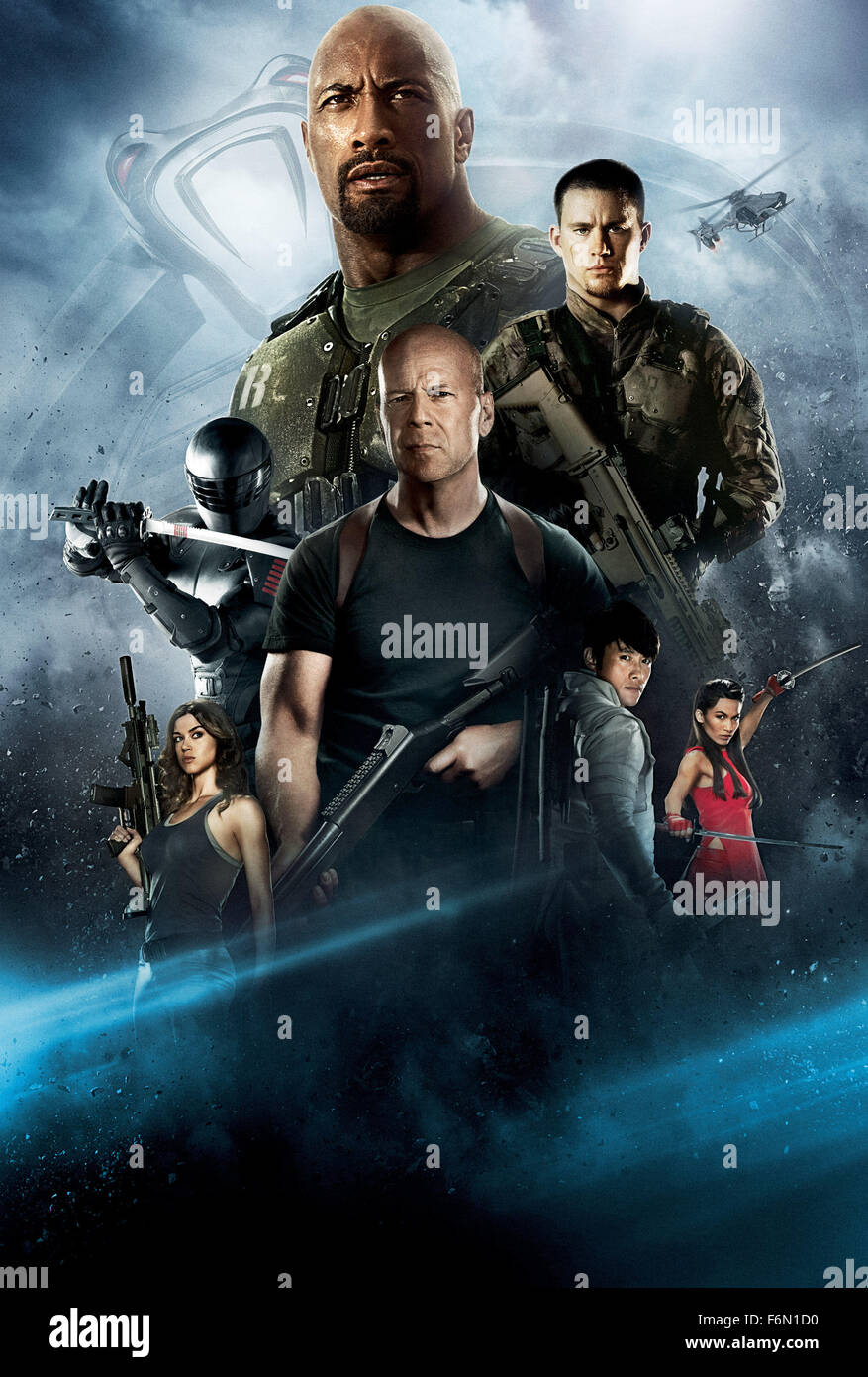 Data di rilascio: giugno 29, 2012 il titolo del filmato: G.I. Joe: ritorsioni STUDIO: Paramount Pictures Regista: Jon M. Chu Trama: quando Cobra spy Zartan ha la maggior parte dei Joes assassinato, le restanti band di Joe insieme a strike back nella foto: Poster (c Paramount Pictures/Entertainment Immagini) Foto Stock