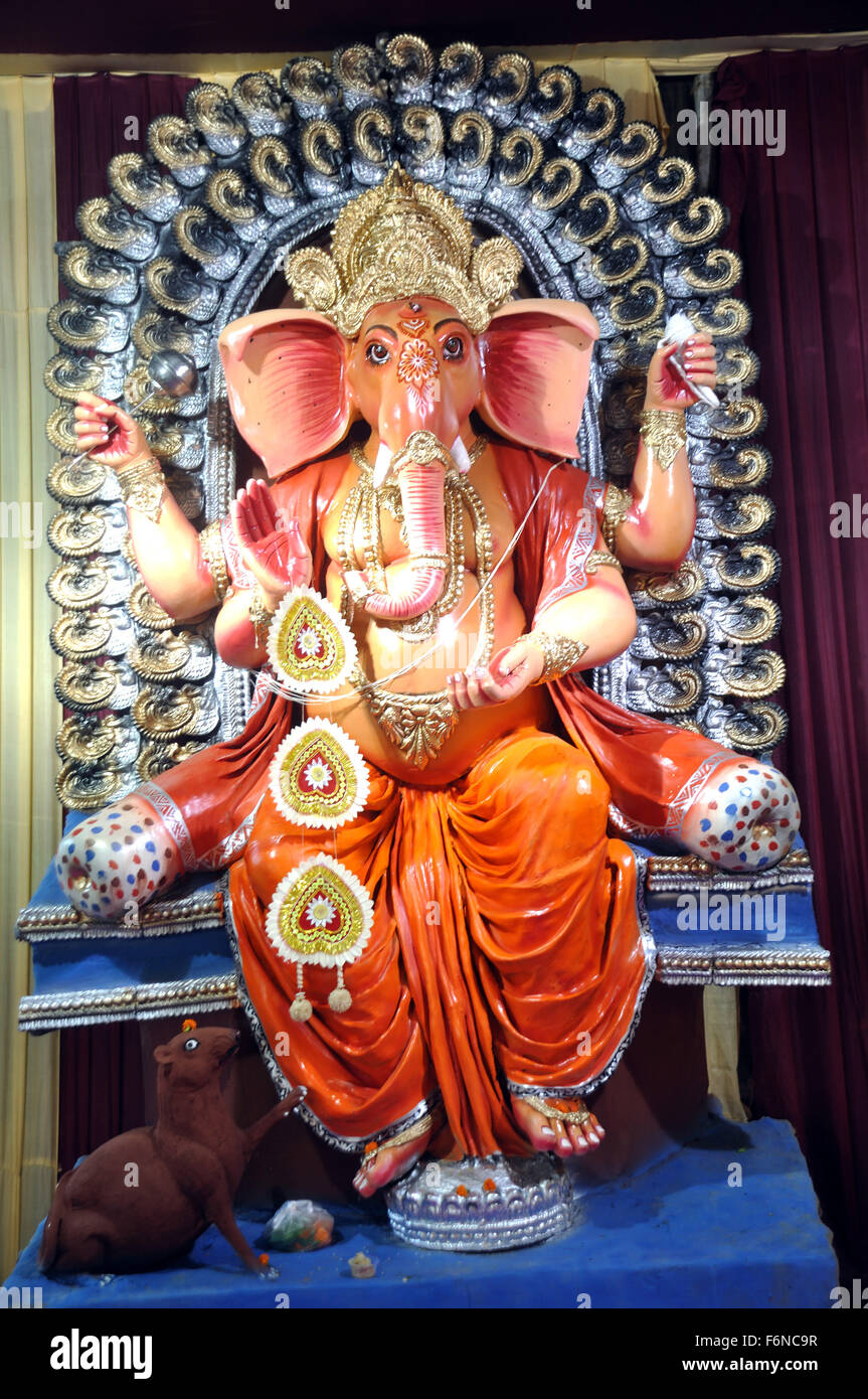 Idol di dio ganesha, india, asia Foto Stock