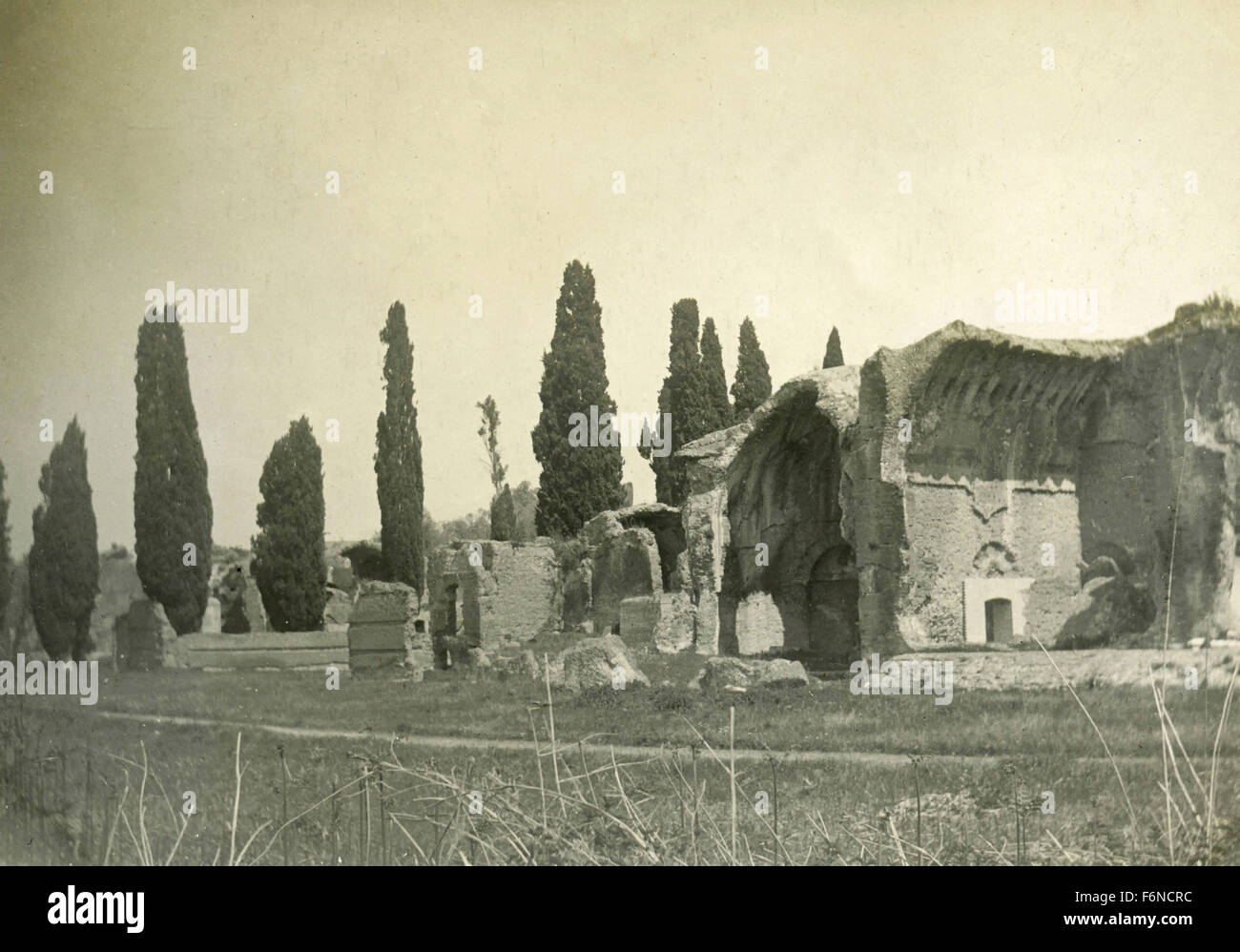 Le Terme di Caracalla, Roma, Italia Foto Stock