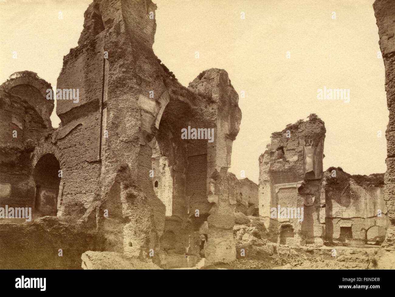 Cantoniane Terme di Caracalla, Roma, Italia Foto Stock