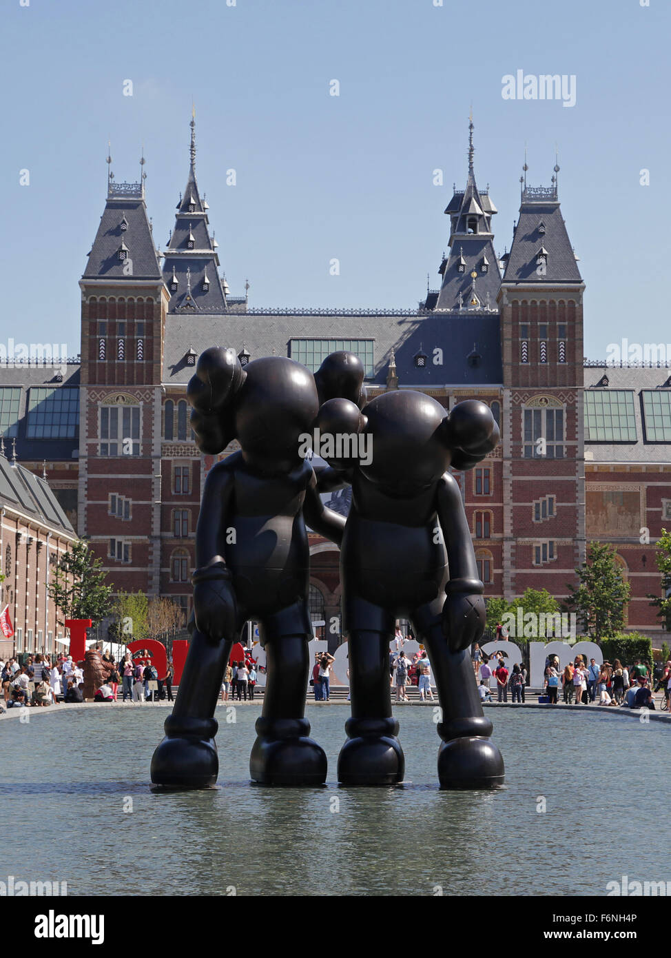 Joan Miró al Rijksmuseum Amsterdam.Piazza del Museo Foto Stock
