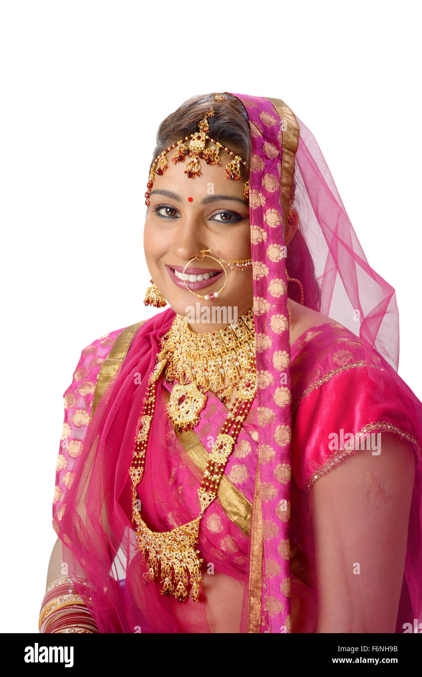 Sposa indiana, Jodhpur, Rajasthan, India, Asia, MR 786 Foto Stock