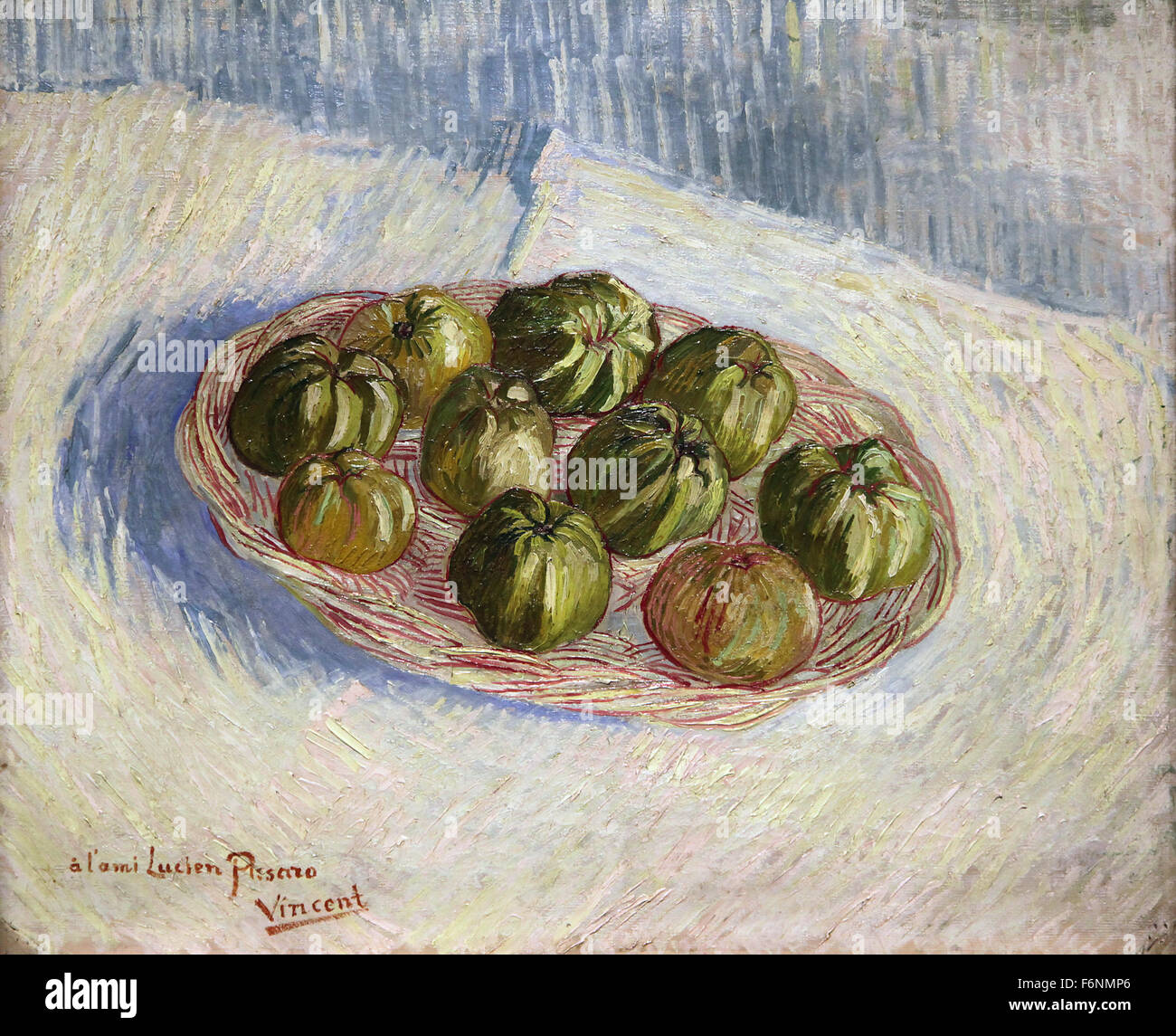 Cestino di mele (1887) di Vincent van Gogh (1853 –1890) Foto Stock