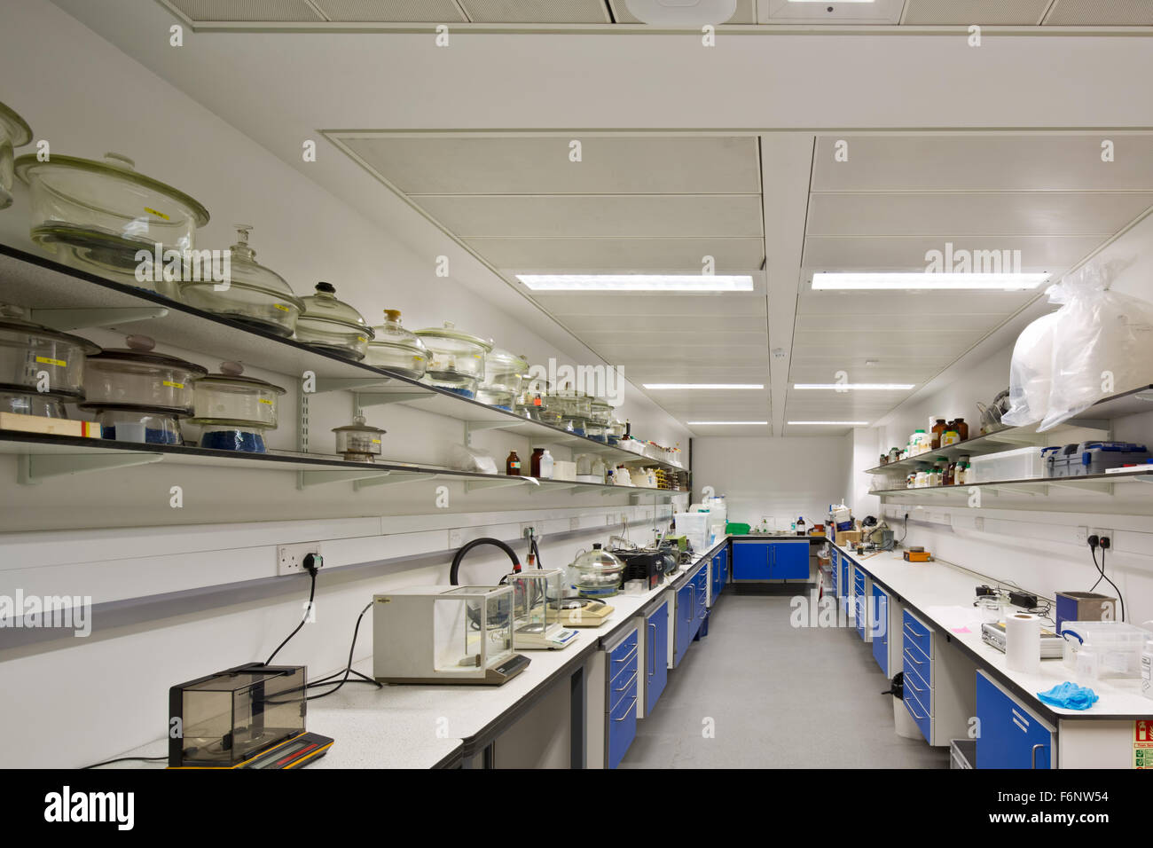 Laboratorio presso l'Imperial College di Londra. Scuola Reale di mine Building. Foto Stock