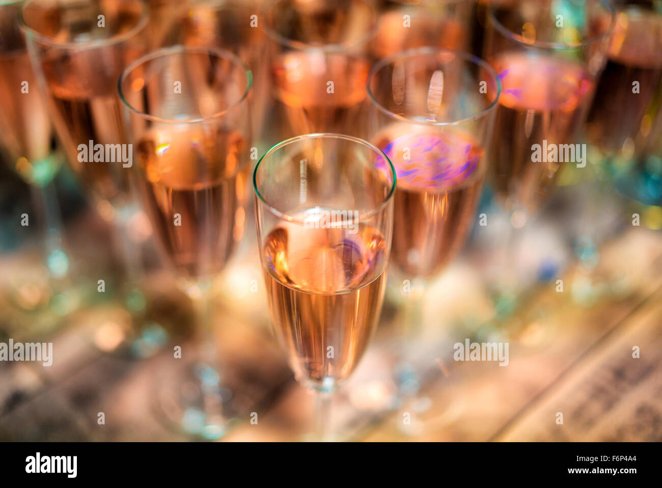 Calici da bianco Foto Stock