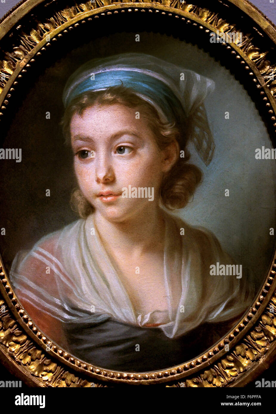 La figlia dell'attore Caillot da Marie Élisabeth Louise Vigée Le Brun 1755 -1842 Paris Francia Francia ( rococò pittore neoclassico ) Foto Stock