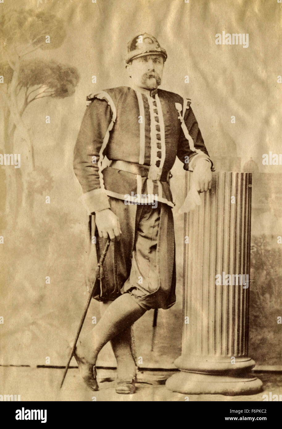 Un poliziotto di guardia civica, Roma, Italia Foto Stock