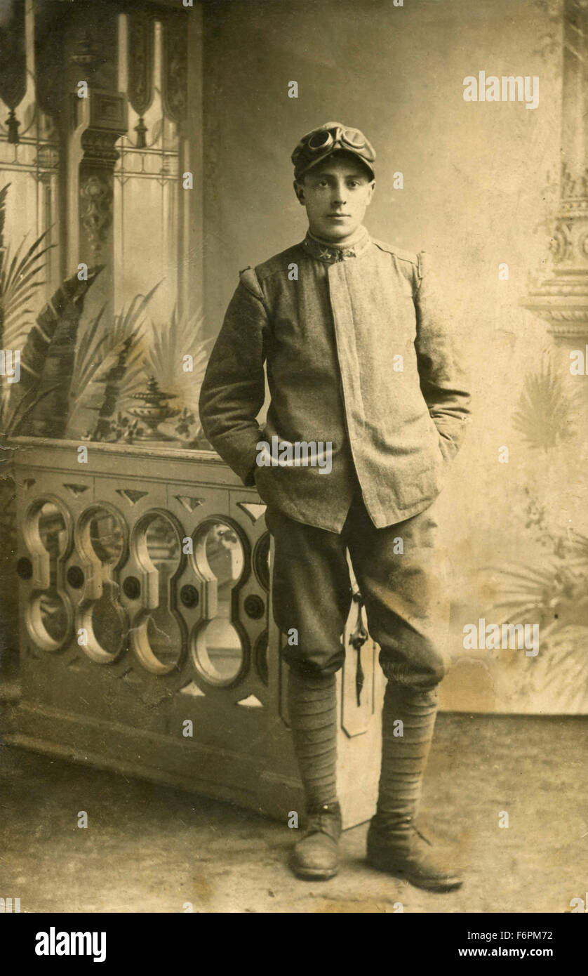 Autista italiano del Royal Army Foto Stock